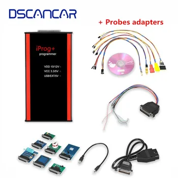 

V82 Iprog+ Pro Programmer Support IMMO + Mileage Correction + Airbag Reset with Probes adapters