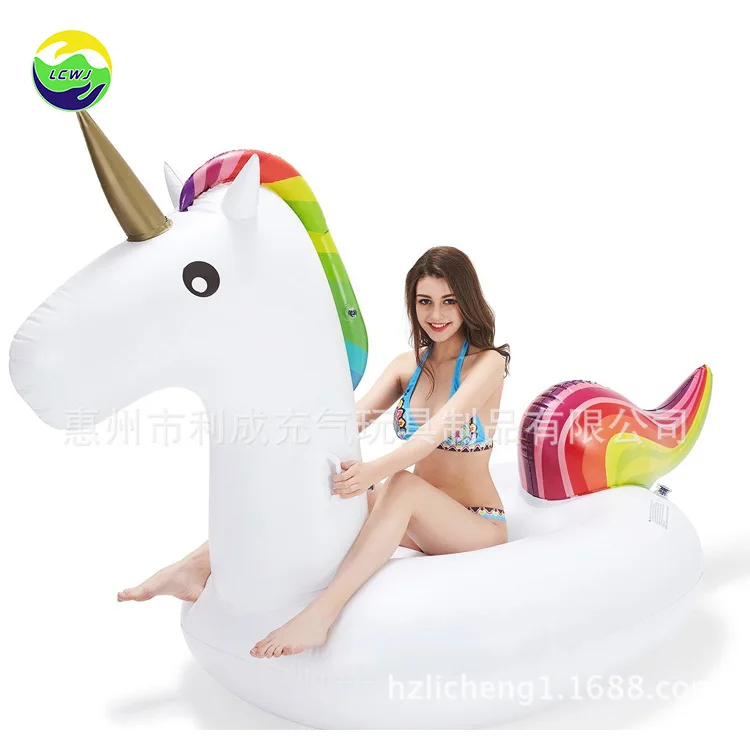 

Factory Currently Available Supply Environmentally Friendly PVC Inflatable Unicorn Floating Row Inflatable Overwater Floating Ma