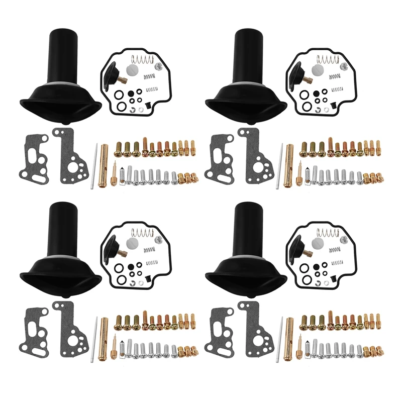 4Set Per V-Max 1200 Vmax 1985-2000 V-Max1200 Pistone Kit Riparazione Carburatore Moto