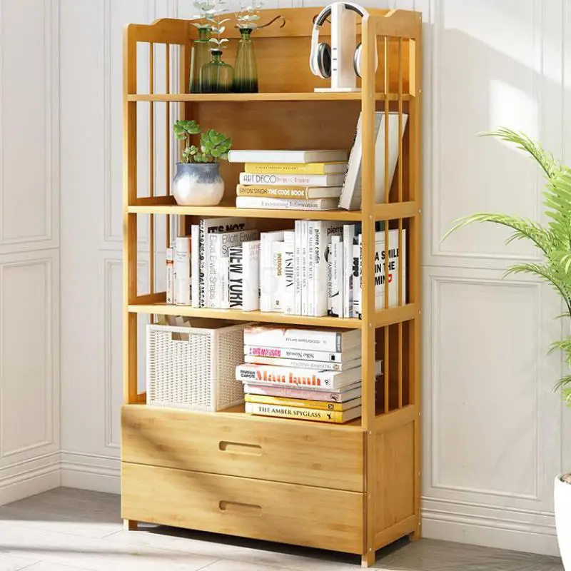 simple wooden bookshelf