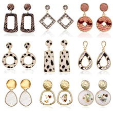 Несколько Новые Креативные золотые серьги для женщин женские винтажные юбилейные Свадебная вечеринка ювелирные украшения аксессуары