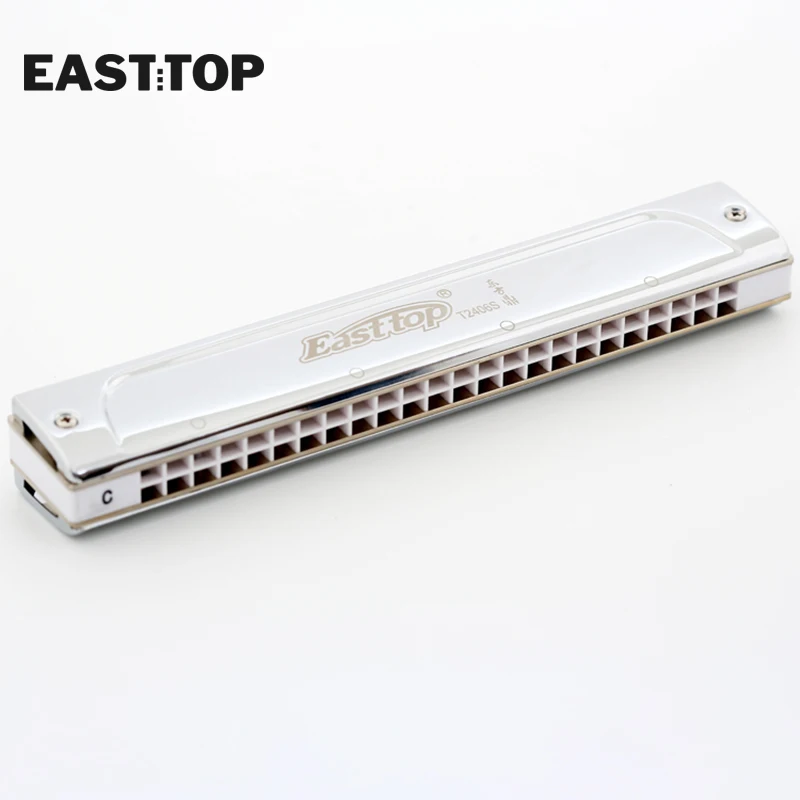 T2406S EASTTOP профессиональная Губная гармошка в кожа гармоника чехол Хороший звук с