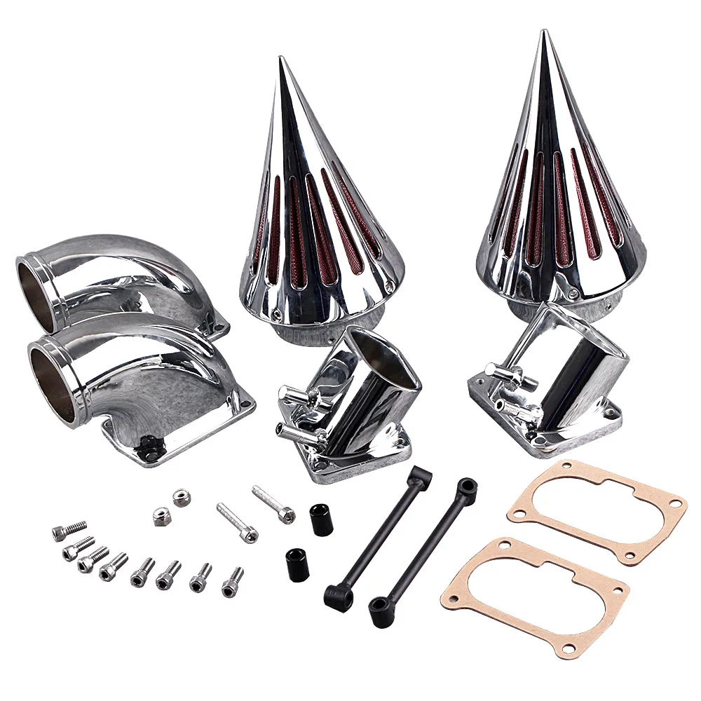 Spike Air Cleaner Filter Intake Kit For Suzuki M109R Boulevard 2006 2007 2008 2009 2010 2011 2012 Silver