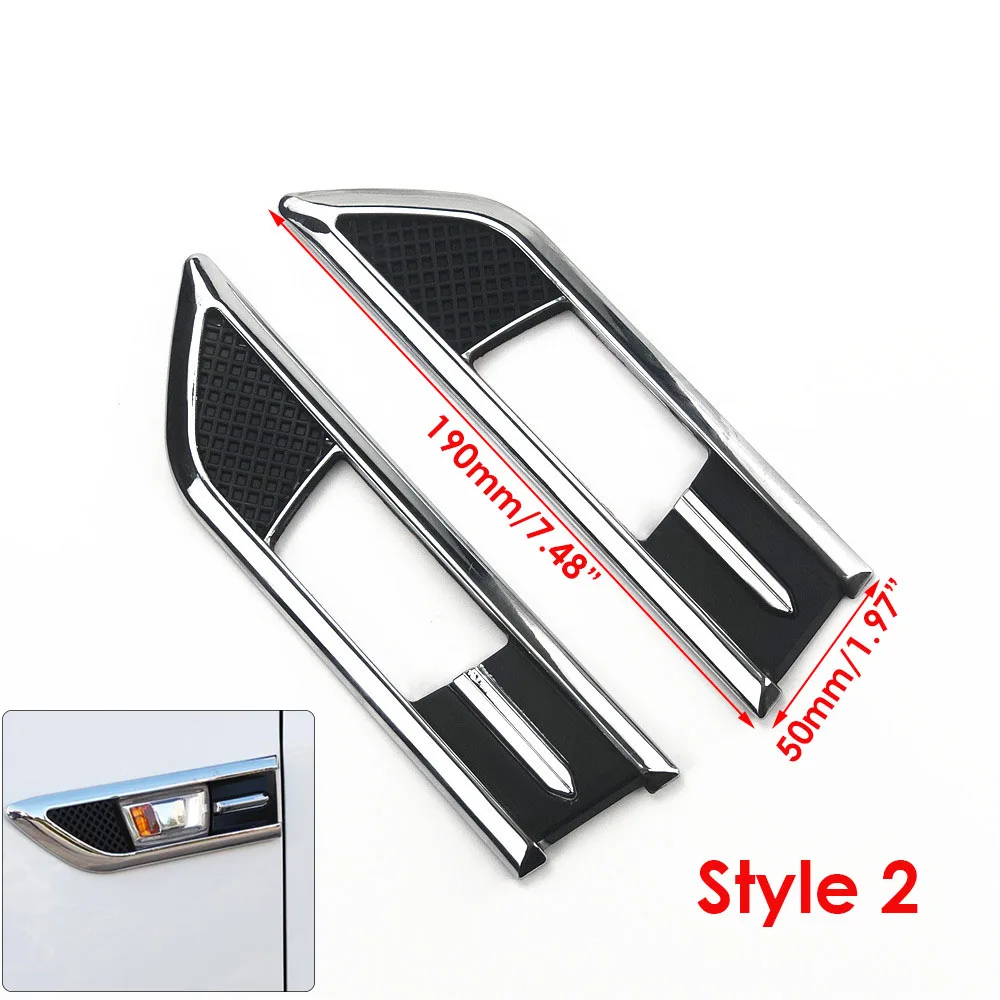 Car Styling ABS Chrome Trim Signal Lamp Cover Light Side Emblem Decoration Trim For Chevrolet Cruze Sedan Hatchback
