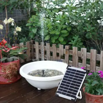 

Solar Fountain Birdbath Floating Water Fountain 5W Solar Panel Water Pump Garden Fountain For Pond Garden Aquarium Decoration