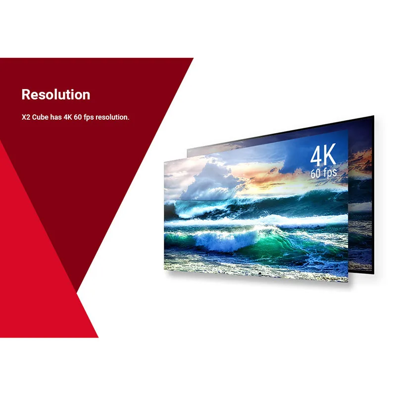 X2 Cube Smart Android 9,0 ТВ приставка Amlogic S905X2 2 Гб Ddr4 16 Гб Rom телеприставка 2,4G/5G Wifi 1000M Bluetooth 4K Hd медиаплеер
