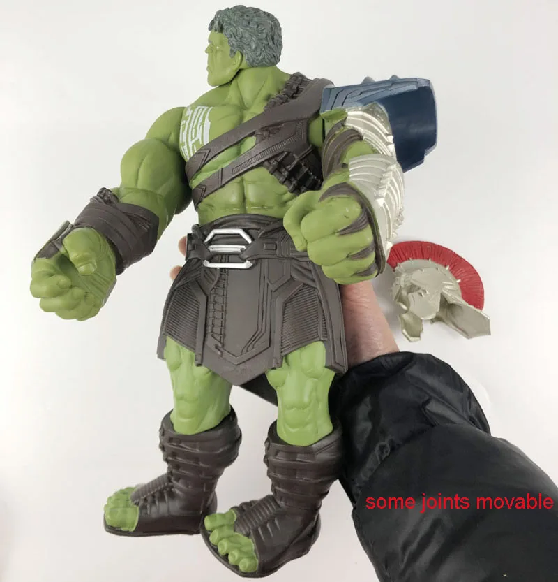 Военный молоток боевой топор Гладиатор Халк фигурка Мстители Тор 3 Ragnarok Броня ПВХ подвижная аниме модель игрушки 36 см подарок бесплатно