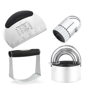 

Stainless Steel Baking Blender Dough Cutter Baking Cutter Set Baking Dough Tools Kitchen HFing