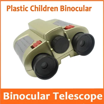 

4x30MM Plastic Toy Telescope Birthday Gift Bird Viewer Pocket Educational Telescope Binocular for Child Children Students Toys
