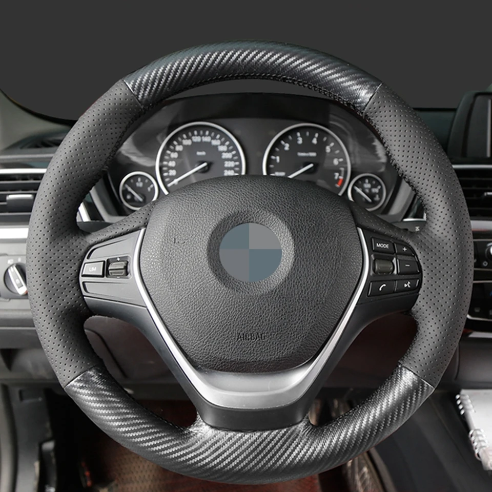 For BMW F30 316i 320i 328i Hand Sewing Car Steering Wheel Cover Car Protector For BMW F30 316i 320i 328i Hand Sewing Car Steering Wheel Cover Car Protector