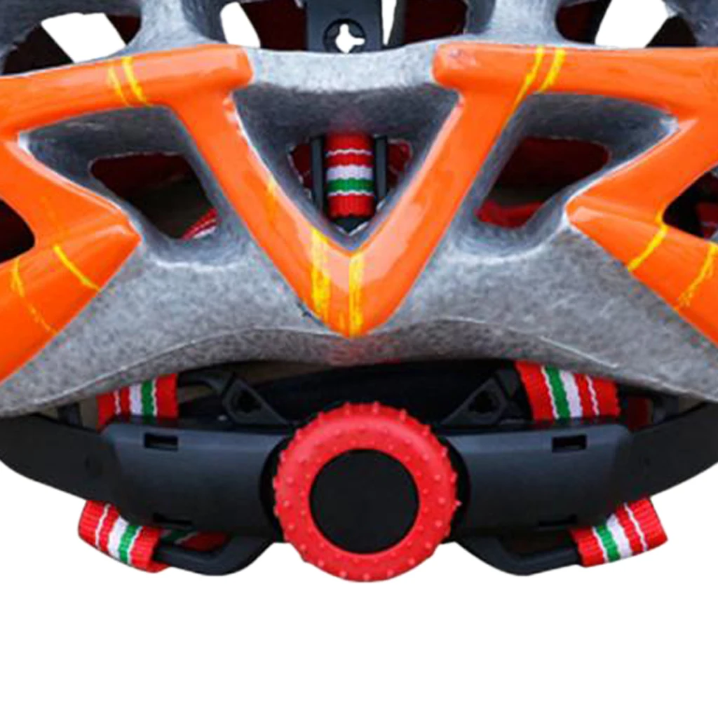 Professional Cycling Bike Helmet for Men Women, Lightweight Adjustable Bicycle Helmet - Black / Orange