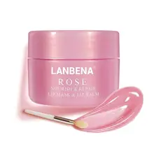 Маска для сна для губ, увлажняющий бальзам для губ, питательный крем для губ