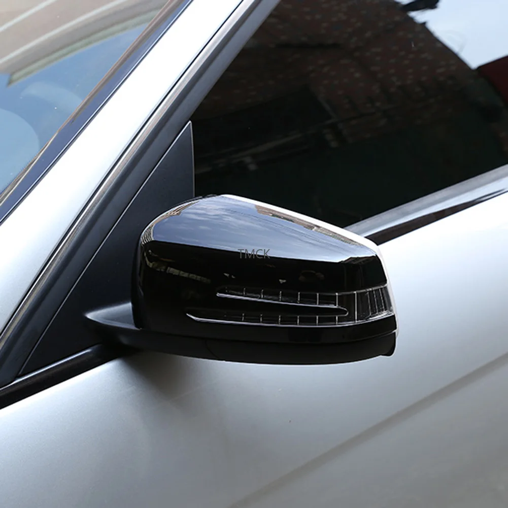 Car Accessories Side Rearview Mirror Cap Cover Trim Sticker For Mercedes Benz A B C E S CLA GLK GLA CLS W176 W204 W212 W221 W218