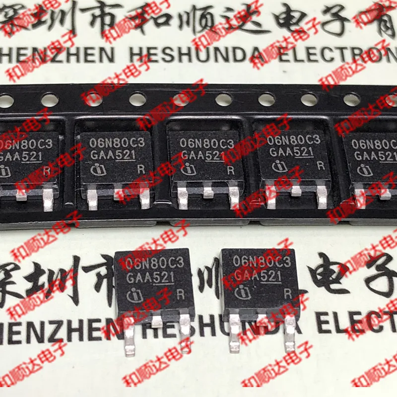 10 шт./лот SPD06N80C3 06N80C3 новые имеющиеся в 252 800V 6A в большом количестве