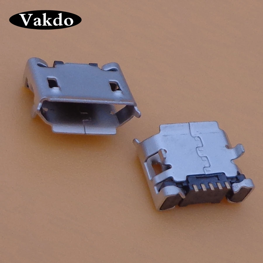 2 шт. для Fly DS104D DS106D DS107D DS115 DS123 DS124 E158 E185 5 контактный micro mini USB type B разъем зарядки|charging