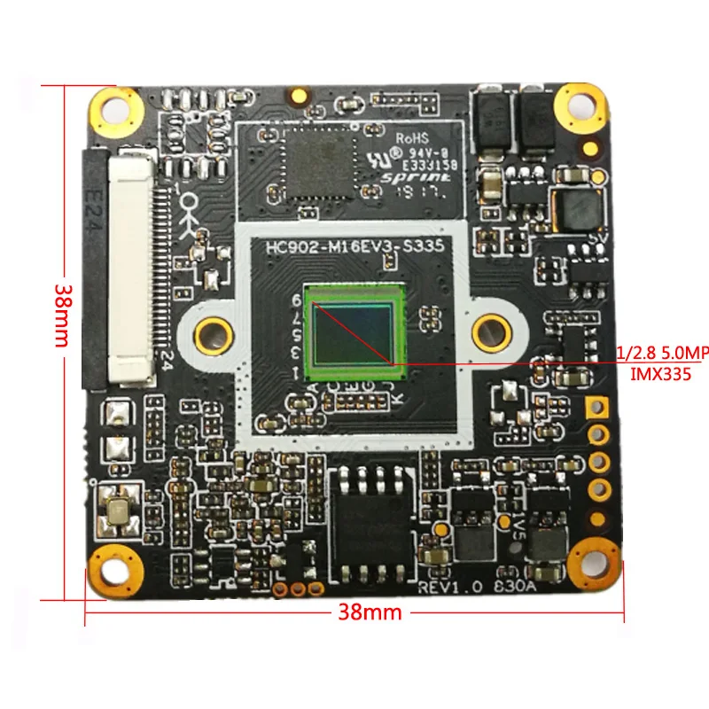 5MP 4xauto Focus IP модуль камеры Hisilicon 3516EV300 IMX335 IPC для использования PTZ камеры|Камеры