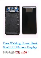 Наборы для самостоятельной сборки, внешний аккумулятор, корпус, 4 usb порта, сварочный внешний аккумулятор, зарядное устройство, чехол модуль pcba power ed By 4 шт, 18650 батареи