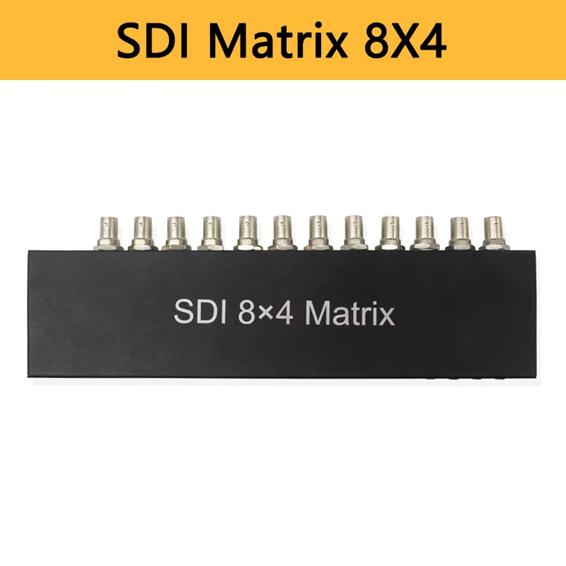 SDI 8X4 Матричный коммутатор 8 в 4 Out Full-HD SD-SDI 3G-SDI сигнальный цифровой видеоматричный |