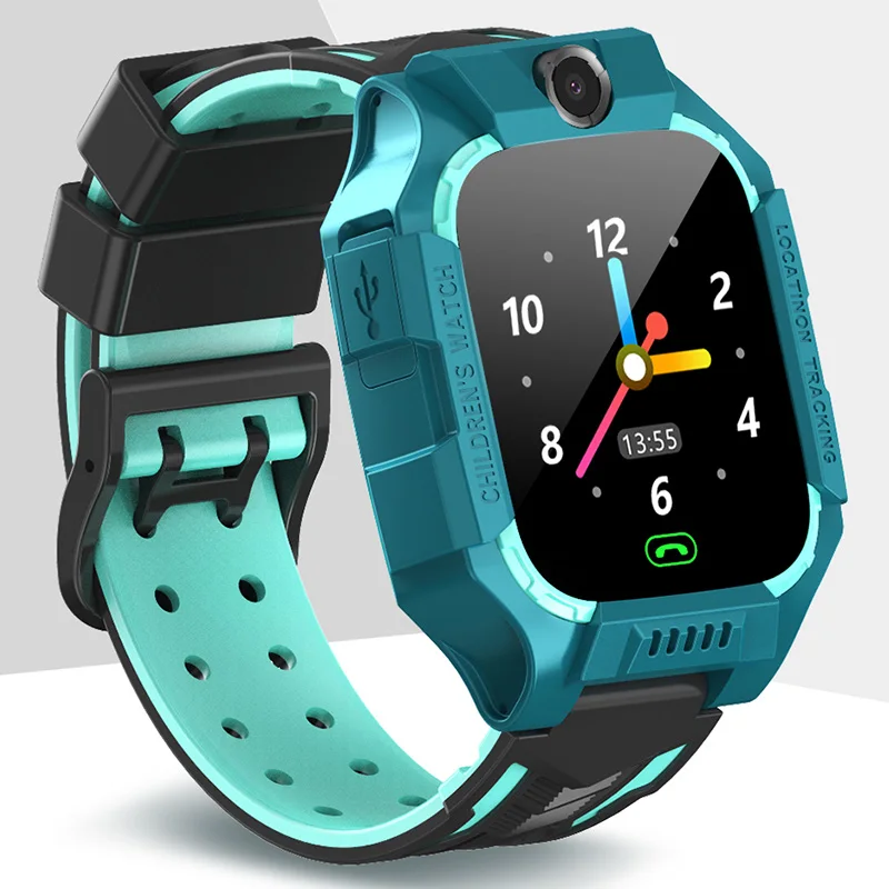 Blue2 Not Waterproof S12 для детей водонепроницаемые Смарт-часы для детей LBS трекер умные часы SOS Вызов анти потеря монитор детские часы для мальчиков/девочек - Цвет: Blue2 Not Waterproof