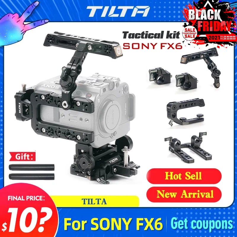 Крепление для камеры SONY FX6 ES-T20-A вертикальной брони с системой питания/V-образным