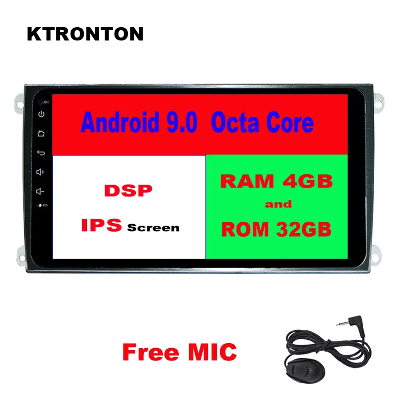 

4GB RAM Octa Core Android 9.0 Car Radio DVD Player for Porsche Cayenne 2003 2004 2005 2006 2007-2013 GPS 9 inch IPS Screen DSP