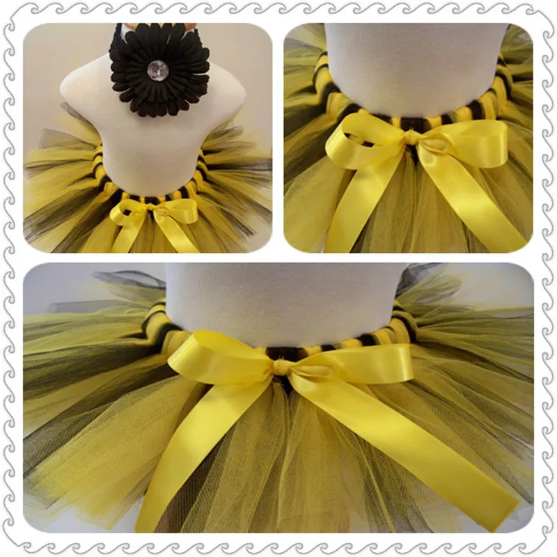 Multicolor Baby Tutu Skirt Girls Fluffy Tulle Ballet Pettiskirts Underskirts with Polka Dots Headband Kids Party Costume Skirts