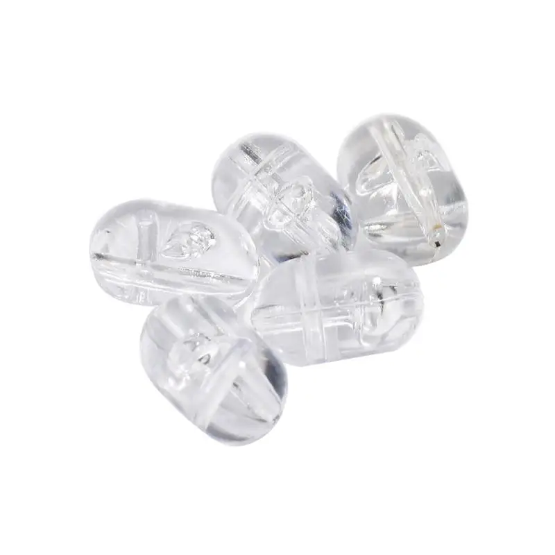100pc/bag Fishing Floats Beads Transparent Fishing Cross Beads Plastic Clear Double Pearl Drill Cross Fishing Lures Beads 100pc/bag Fishing Floats Beads Transparent Fishing Cross Beads Plastic Clear Double Pearl Drill Cross Fishing Lures Beads