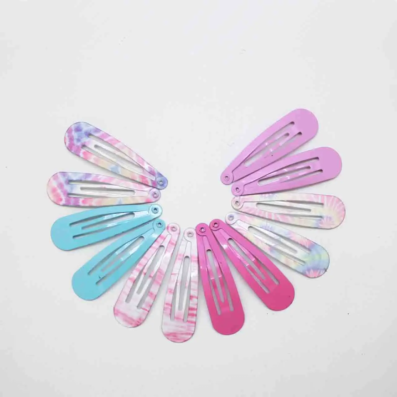 

Wholesale 12pcs/lot print snap hair clips solid barretter multi-style adorable hairpins daily using for girls hair accessories