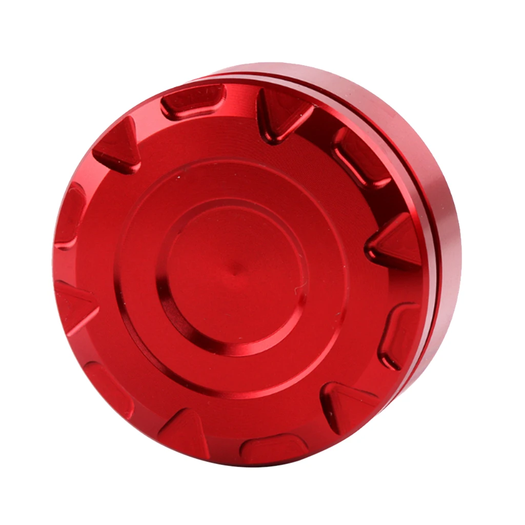 CNC Aluminum Alloy Rear Brake Fluid Reservoir Cap Lid Top Cover for Motorbike