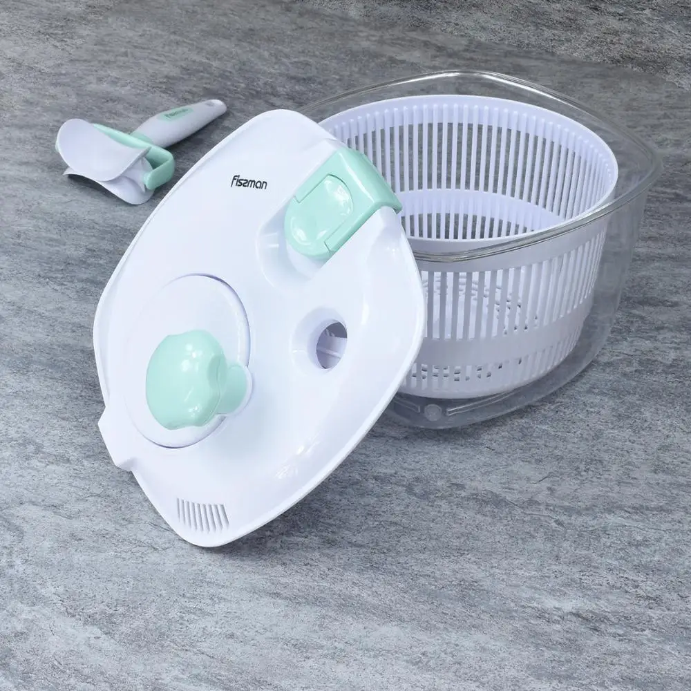 Салатник Спиннер FISSMAN большая миска для салата кухонные инструменты vegatable Mixer
