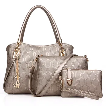 

2020 new Luxury handbags women shoulder crossbody bags ladies purses clutch designer leather bag female brand casual set 3 pcs