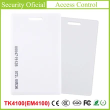 TK4100 Chip Time Attendance Card ID Thick Card EM4100 Induction Access Control Attendance Card RFID Key Tag Radio Frequency Card