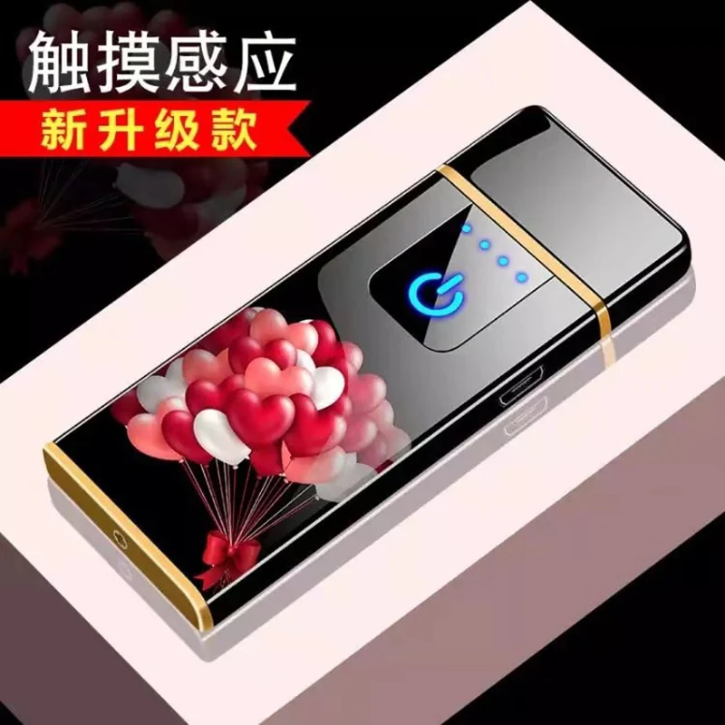 Новая зарядка через usb Сенсорная Электронная сигарета зажигалка перезаряжаемая