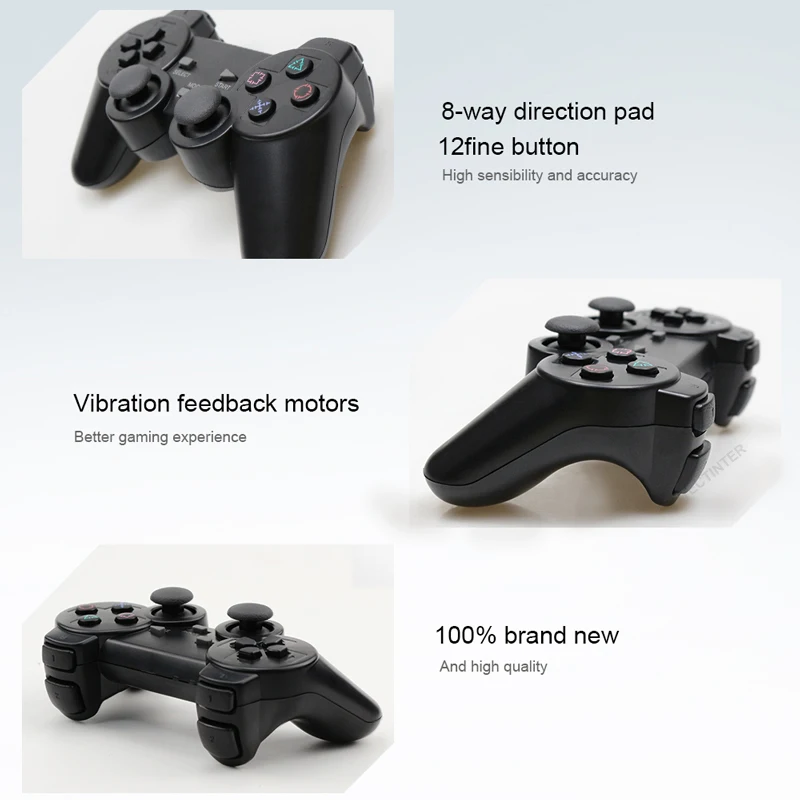 Wireless Controller For Sony Playstation 2 Gamepad Double Vibration Shock For PS2 Joypad Joystick Controle USB PC Game Console
