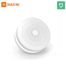 Xiaomi Mijia Gateway 2 Smart Home Multifunctional Alarm Intelligent Online Radio Nightlight Bell Mijia Smart Kits Conrtol Center