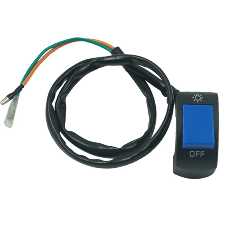 Universal 12V 7/8in Motorcycle Handlebar On/Off Switch for LED Headlight Fog Head Lamp Eye Light Car Styling Switch