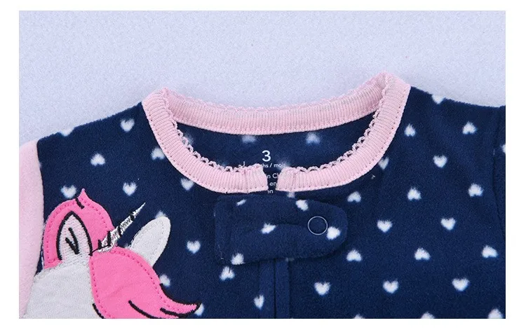 New 2022 Sping Autumn Infants Jumpsuit Clothing Baby Rompers Clothes Cute Soft Cartoon Newborn Boys Girls Polar Fleece Babies black baby bodysuits	