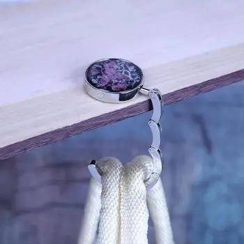 

Metal Foldable Bag Purse Hook Bag Hanger Purse Hook Handbag Holder Table Bag Purse Hook Hanger Folding Table Butterfly Hook