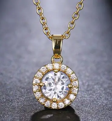 18k gold Очаровательные цветные украшения EMMAYA, кубический циркон, круглый камень, великолепное украшение для женщин, модные вечерние подвески, первый выбор - Окраска металла: 18k gold