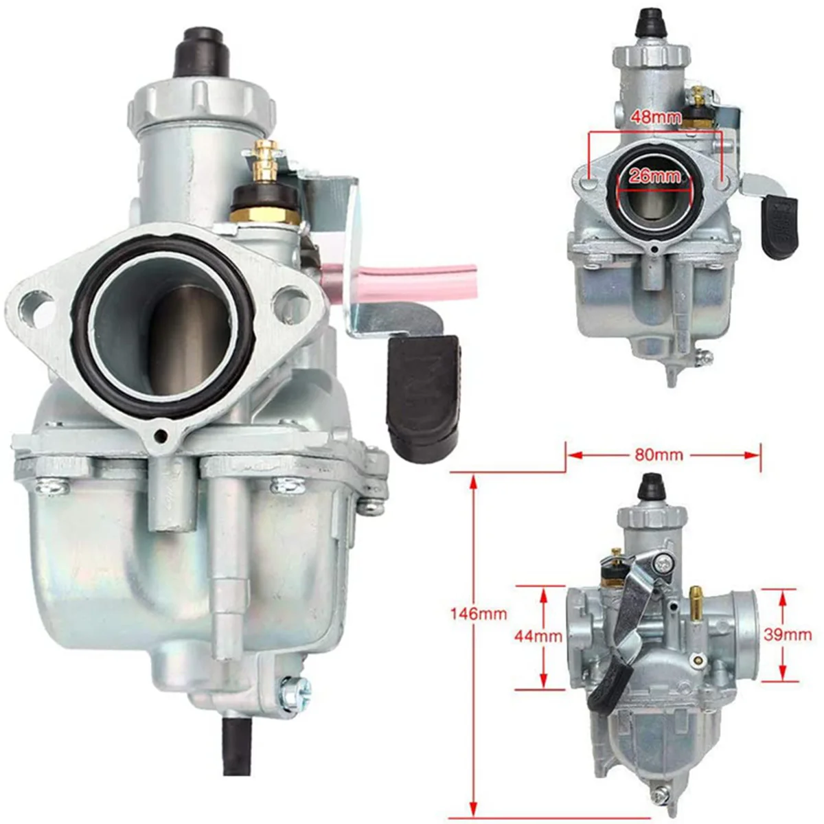 VM22 26mm Carburetor for Mikuni Pit Dirt Bike 110cc 125cc 140cc Lifan YX Zongshen XR50 CRF70 KLX BBR Apollo |