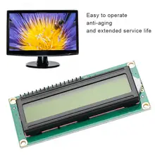1602 Module adaptateur panneau jaune-vert écran IIC I2C Interface caractère LCD affichage rétro-éclairage pour arduino IIC LCD1602(China)
