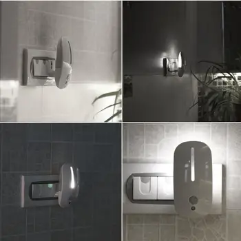 

Energy Saving Bedroom Night Light Wall Lamp Human Induction Bright Wireless Safety Lamp Creative Feeding Indoor/Outdoor