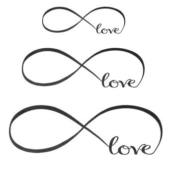 

Color Love Infin ity Wall Decal Lettering Words Vinyl Quote Decor