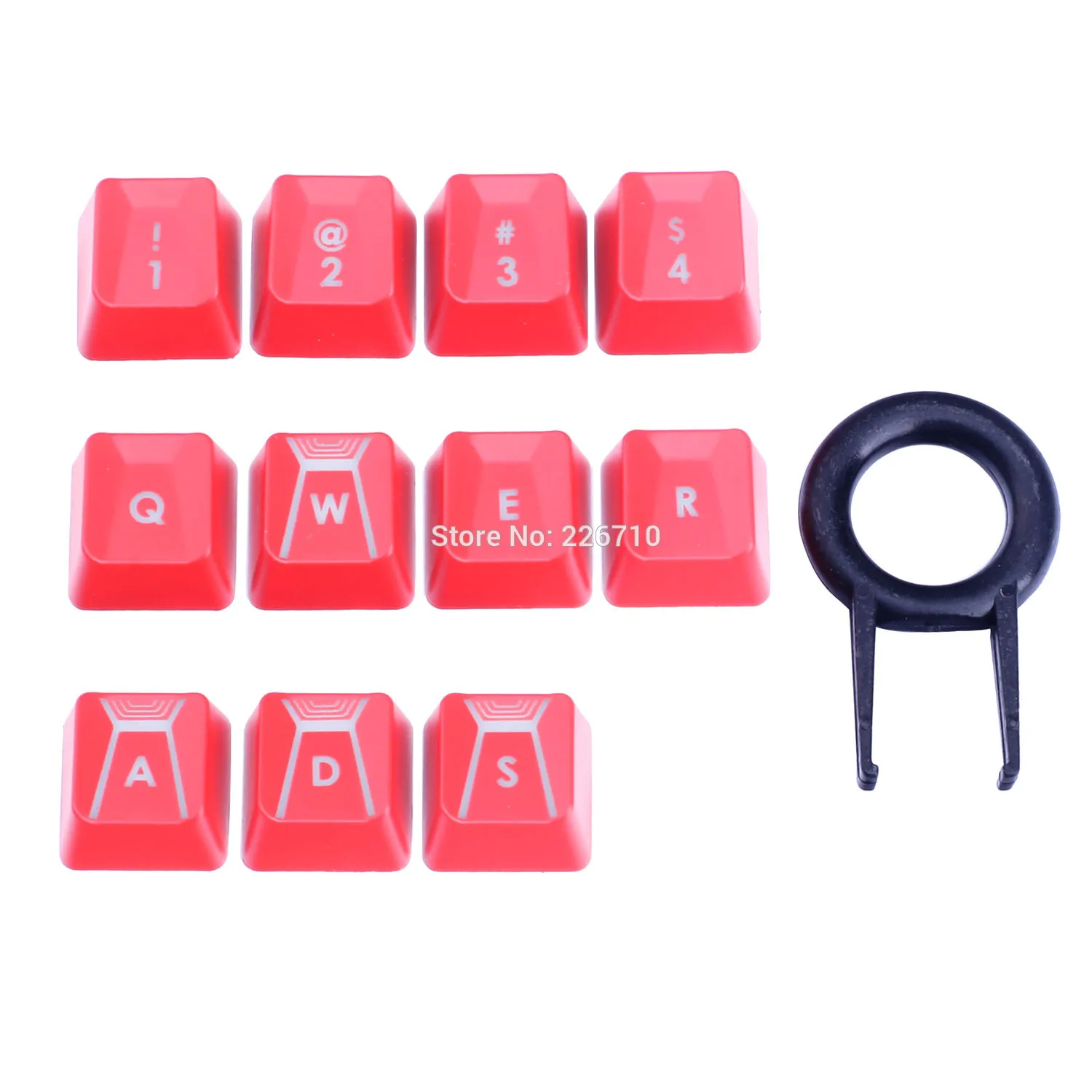 Keycap Retroilluminato A 11 Tasti Per Logitech Romer-G Switch G910 G810 G413 Gpro G512 Keycap Tastiera Meccanica