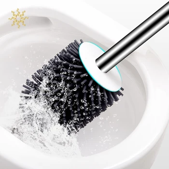

Toilet Brush Rubber Head Holder Cleaning Brush For Toilet Wall Hanging Household Floor Cleaning Bathroom Accessories K802