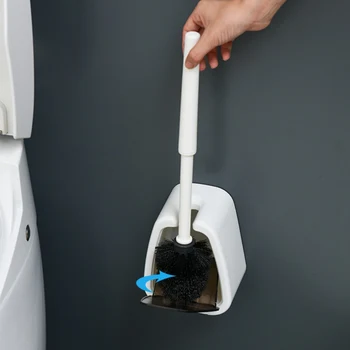 

Long Handle Cleaning Brush Household Cleaning Brush Free Punching Cleaning Brush Soft Hair Toilet Brush