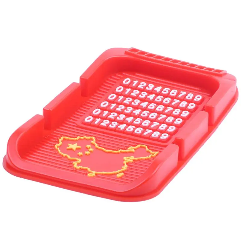 

Car-styling Multi-function Anti-skid Pad With Parking Card Function Phone Navigation Bracket map