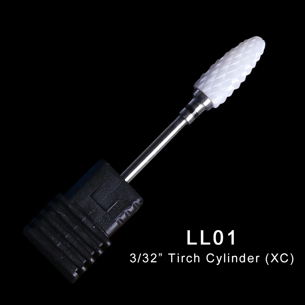 1 шт. керамические сверла для ногтей с цилиндрическим УФ-гелем для удаления электрической дрели, керамические маленькие шариковые маникюрные инструменты, аксессуары LALL01-28 - Цвет: LL01