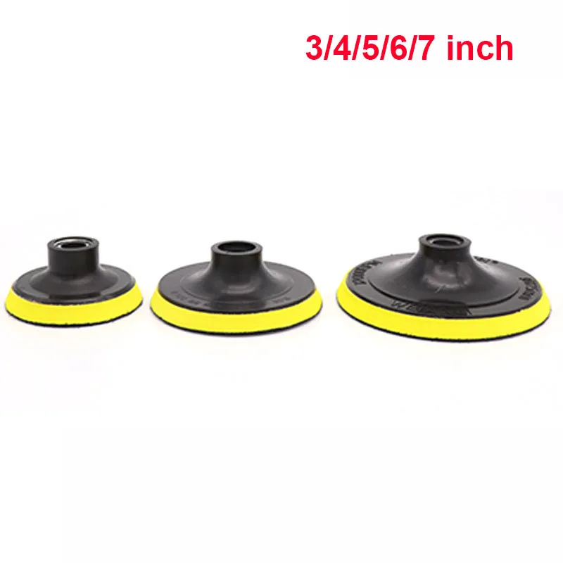 1Pcs M10 M14 Polishing Disc 3/4/5/6/7 Inch Sandpaper Disk Polishing Pad Sponge Sucker For Grinding And Polishing 1Pcs M10 M14 Polishing Disc 3/4/5/6/7 Inch Sandpaper Disk Polishing Pad Sponge Sucker For Grinding And Polishing