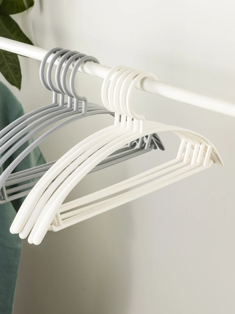 Hanger 10 PCs Household Hanger Clothes Balcony Non Slip Hook Clothes